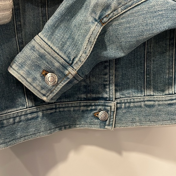 Lauren Jeans Co. Ralph Lauren Classic Denim Button Up Jacket Blue Size Small - Picture 6 of 9
